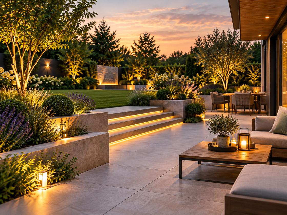 Terrasse und Garten im Premium-Look